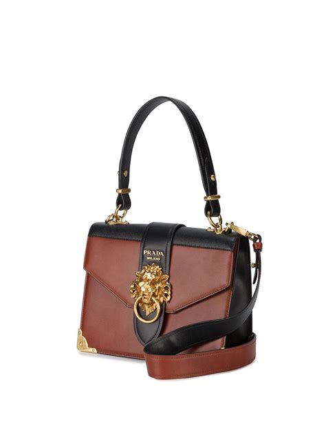 prada animalier lion bag|prada animal lion shoulder bag.